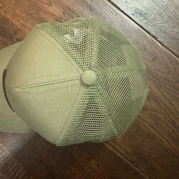 Mens Nike Olive Green Trucker Hat Size M/L - Picture 4 of 16